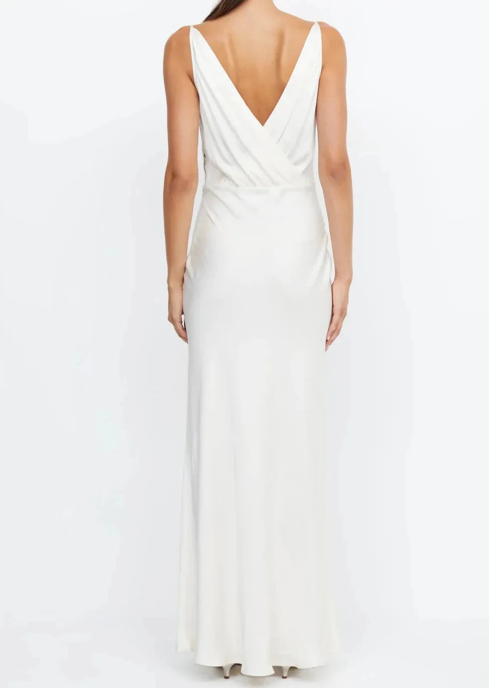 Adore V Maxi Dress - Cream