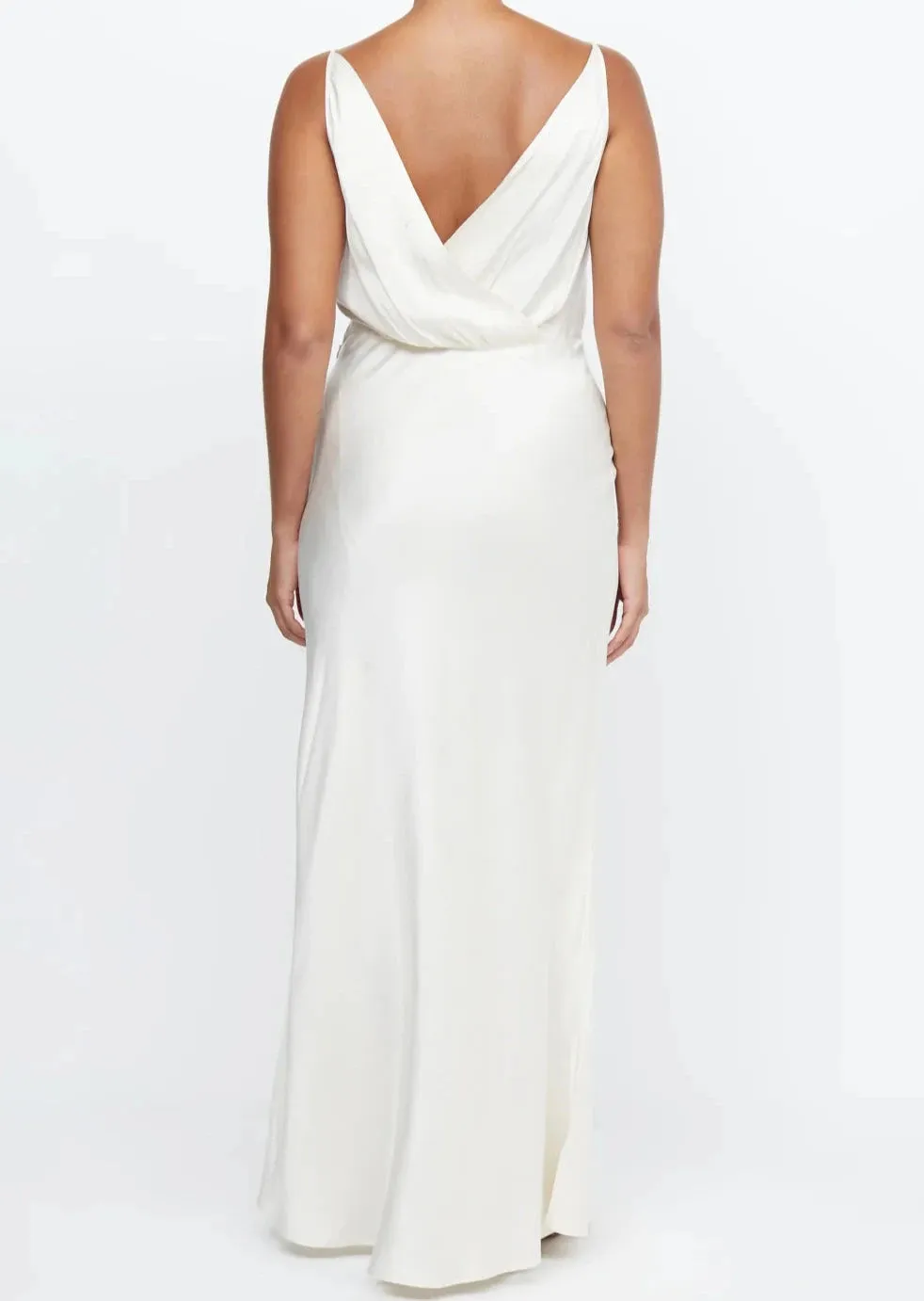 Adore V Maxi Dress - Cream
