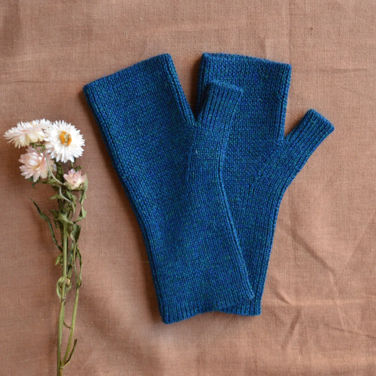 Adults Fingerless Gloves - 100% Baby Alpaca