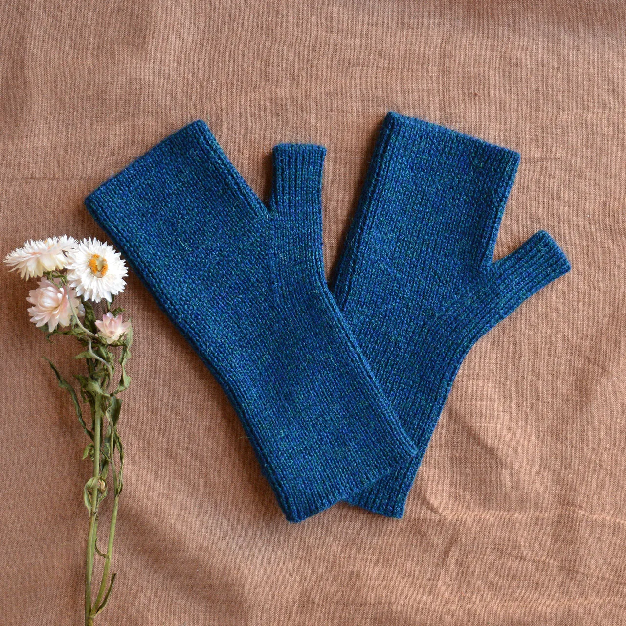 Adults Fingerless Gloves - 100% Baby Alpaca