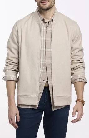 Ben Sherman Alden Knit Herringbone Bomber Jacket