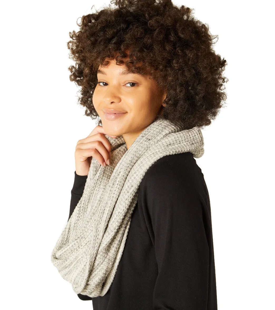 Beyond Yoga Waffle Knit Long Infinity Scarf