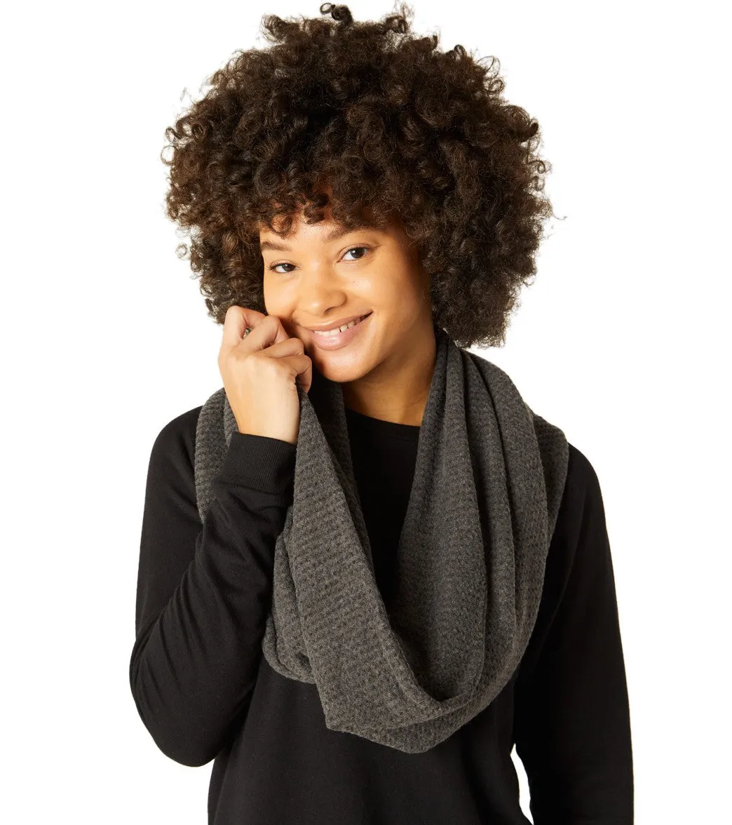 Beyond Yoga Waffle Knit Long Infinity Scarf