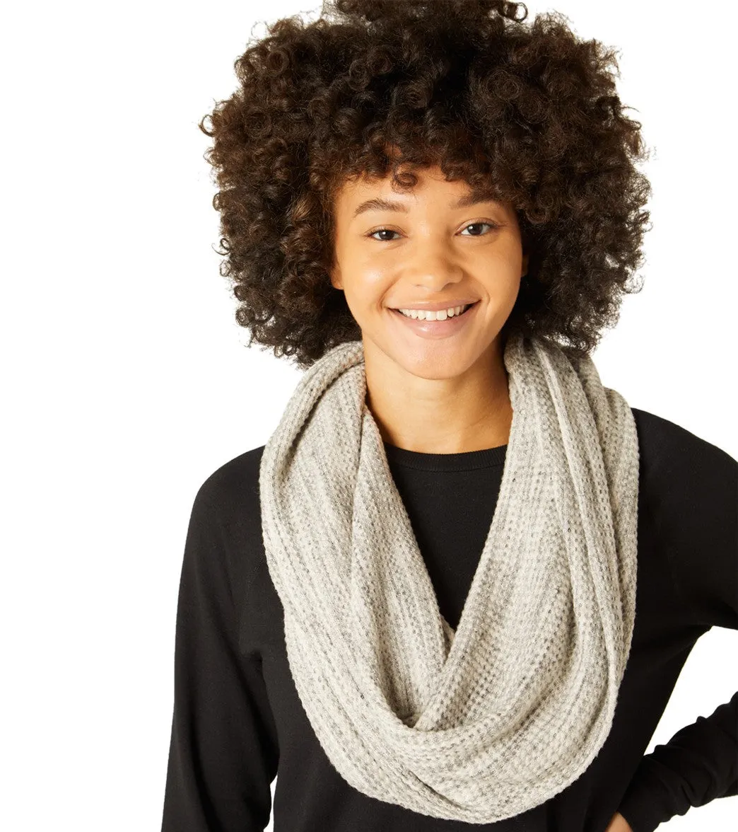 Beyond Yoga Waffle Knit Long Infinity Scarf