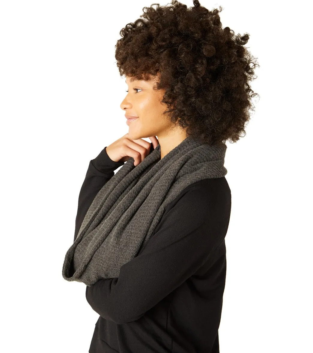 Beyond Yoga Waffle Knit Long Infinity Scarf