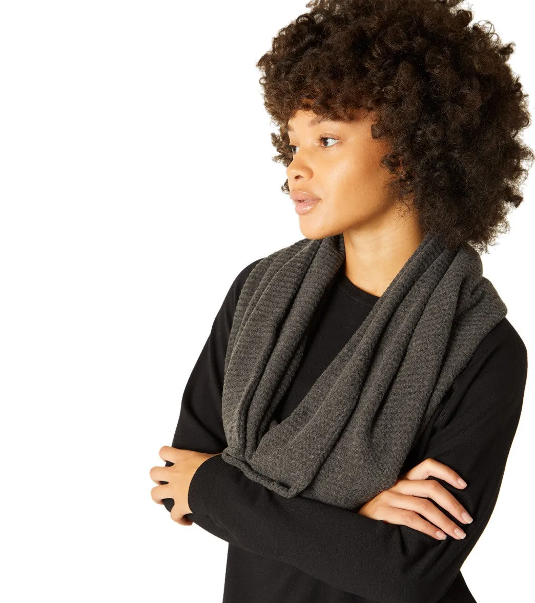 Beyond Yoga Waffle Knit Long Infinity Scarf