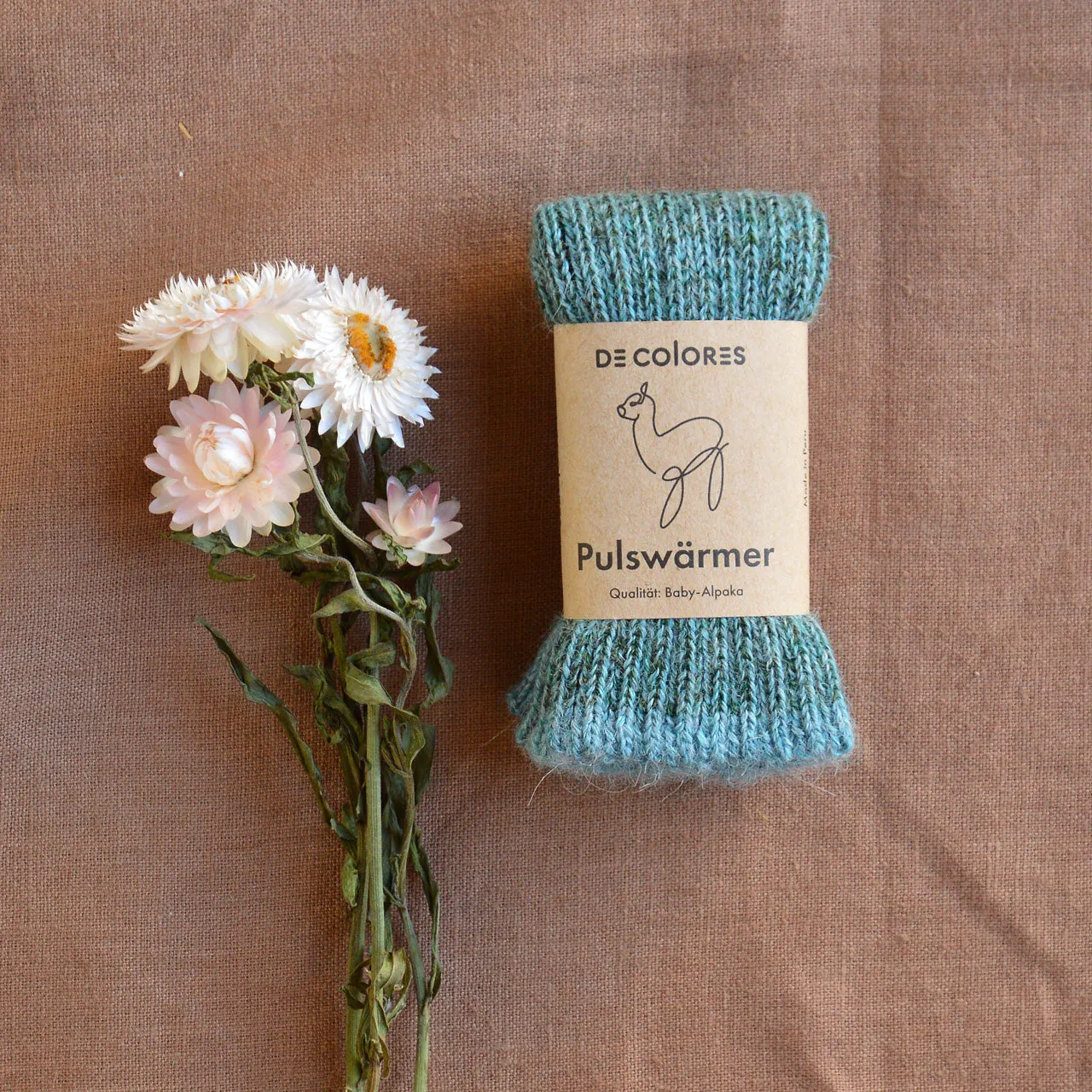 Brioche Rib Knit Armwarmers - 100% Baby Alpaca (Kids-Adults)