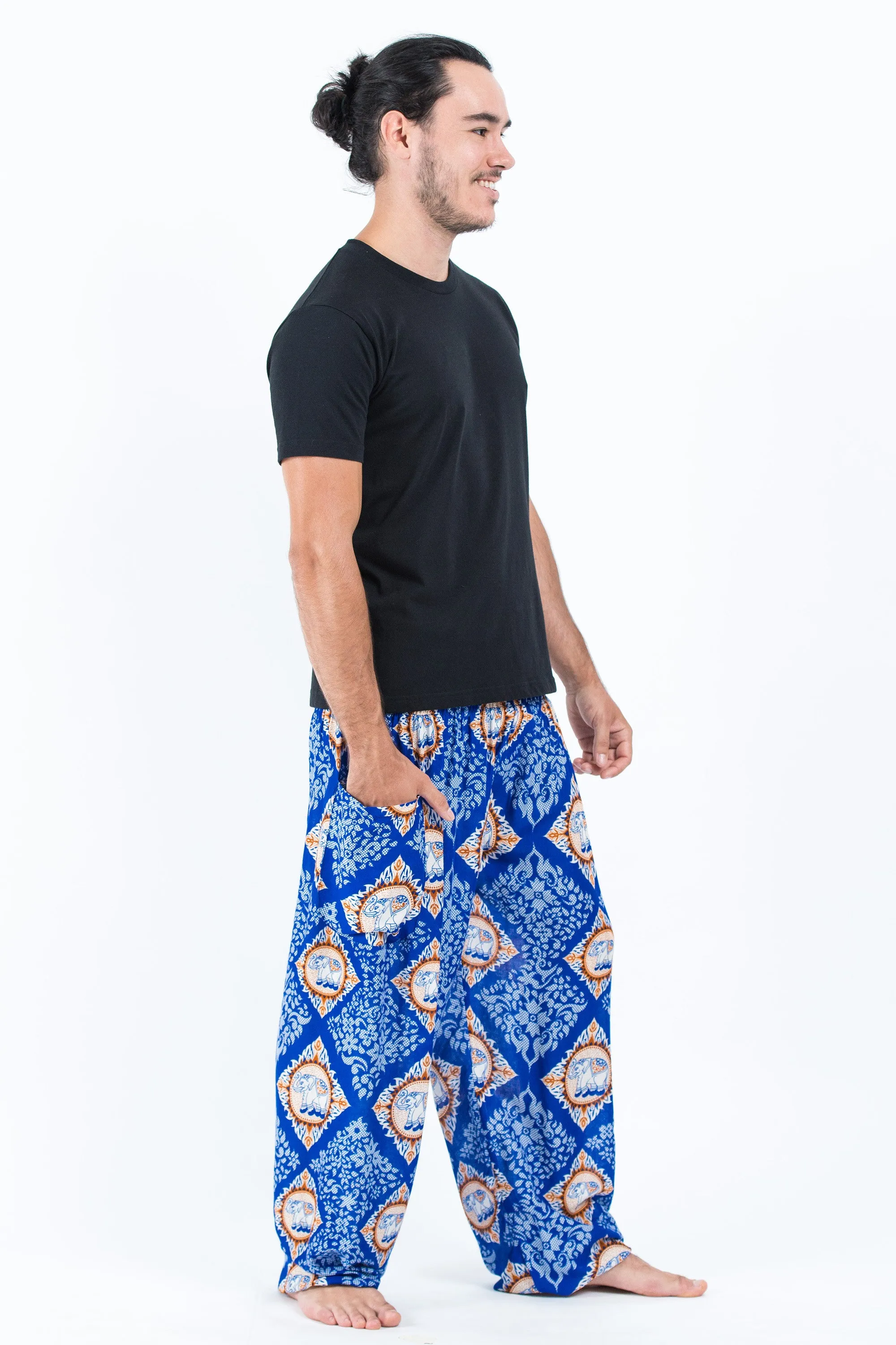 Diamond Elephant Men's Elephant Pants in Blue