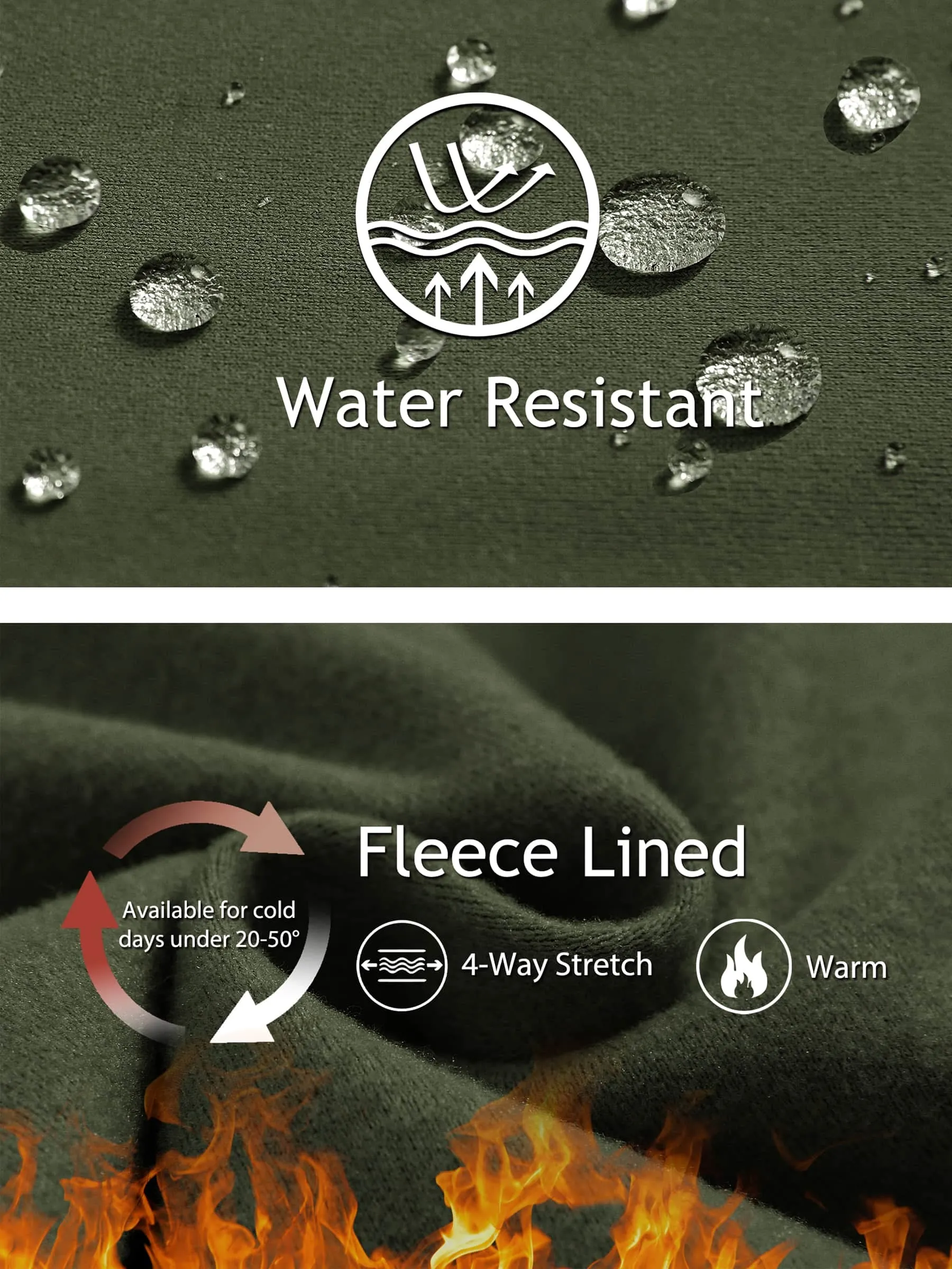 Girls' Fleece Lined Crossover Flared Leggings