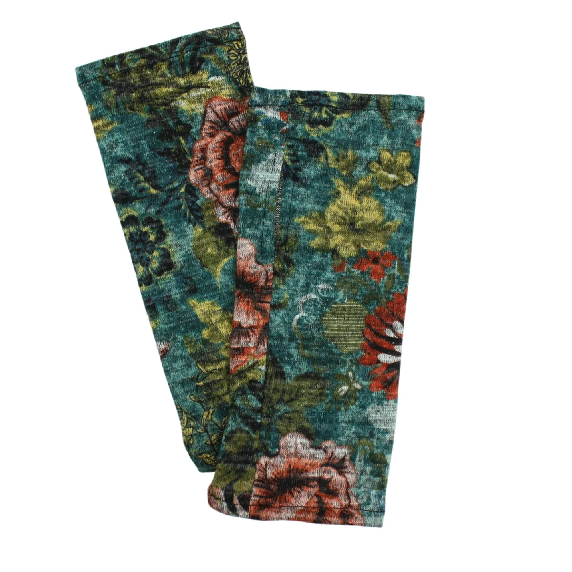 Heather Printed Jersey Fingerless Gloves
