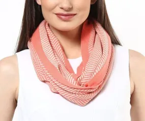 Herringbone Loop Knitted Scarf