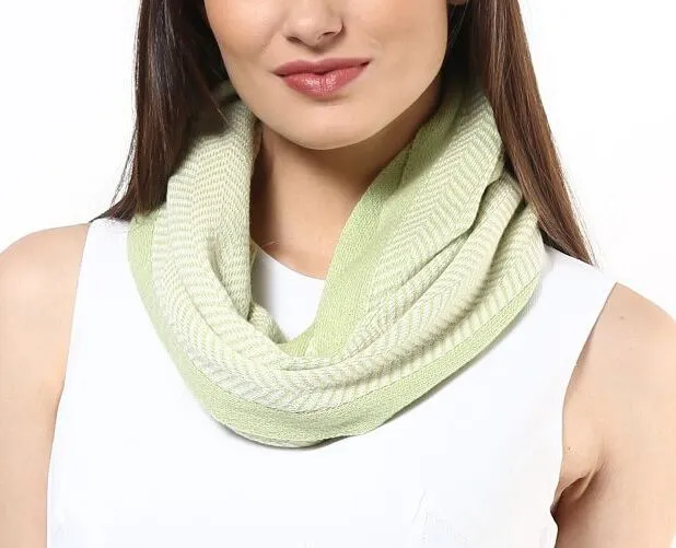 Herringbone Loop Knitted Scarf