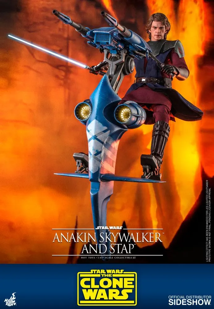 Hot Toys TV Masterpiece 1/6 Scale Figure - Anakin Skywalker & STAP (The Clone Wars)