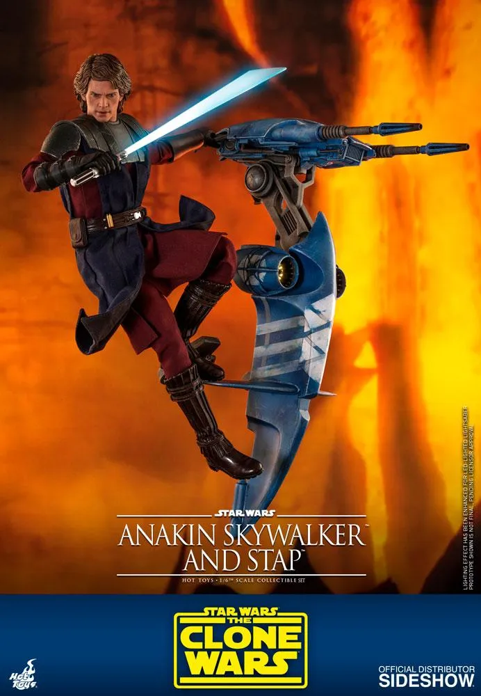 Hot Toys TV Masterpiece 1/6 Scale Figure - Anakin Skywalker & STAP (The Clone Wars)