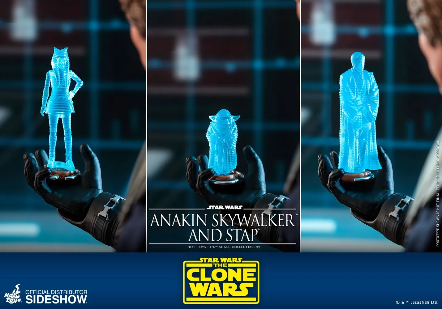 Hot Toys TV Masterpiece 1/6 Scale Figure - Anakin Skywalker & STAP (The Clone Wars)
