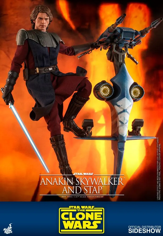 Hot Toys TV Masterpiece 1/6 Scale Figure - Anakin Skywalker & STAP (The Clone Wars)