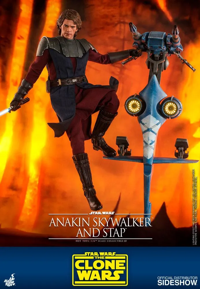 Hot Toys TV Masterpiece 1/6 Scale Figure - Anakin Skywalker & STAP (The Clone Wars)