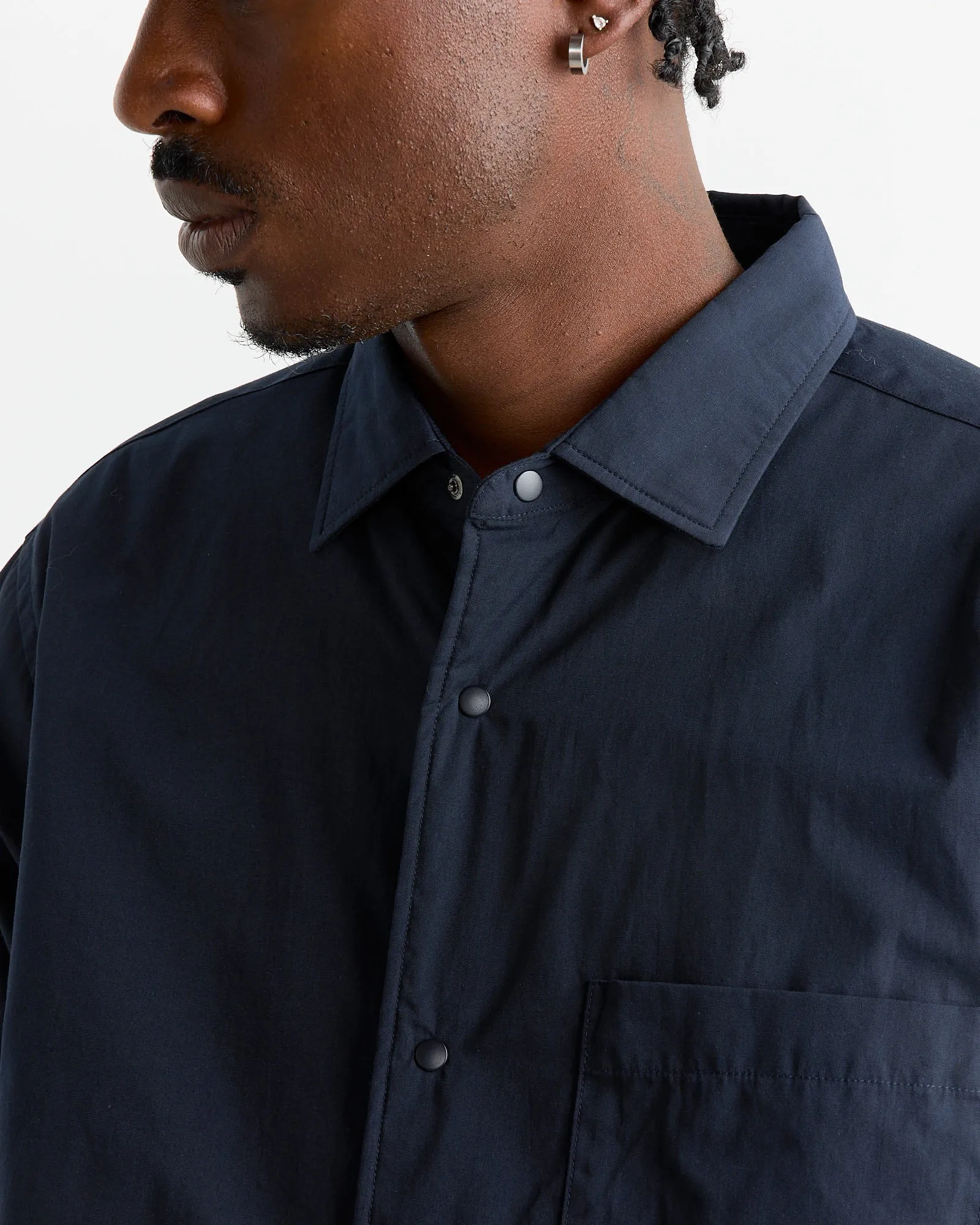 Insulation Shirt Jacket in Dark Navy