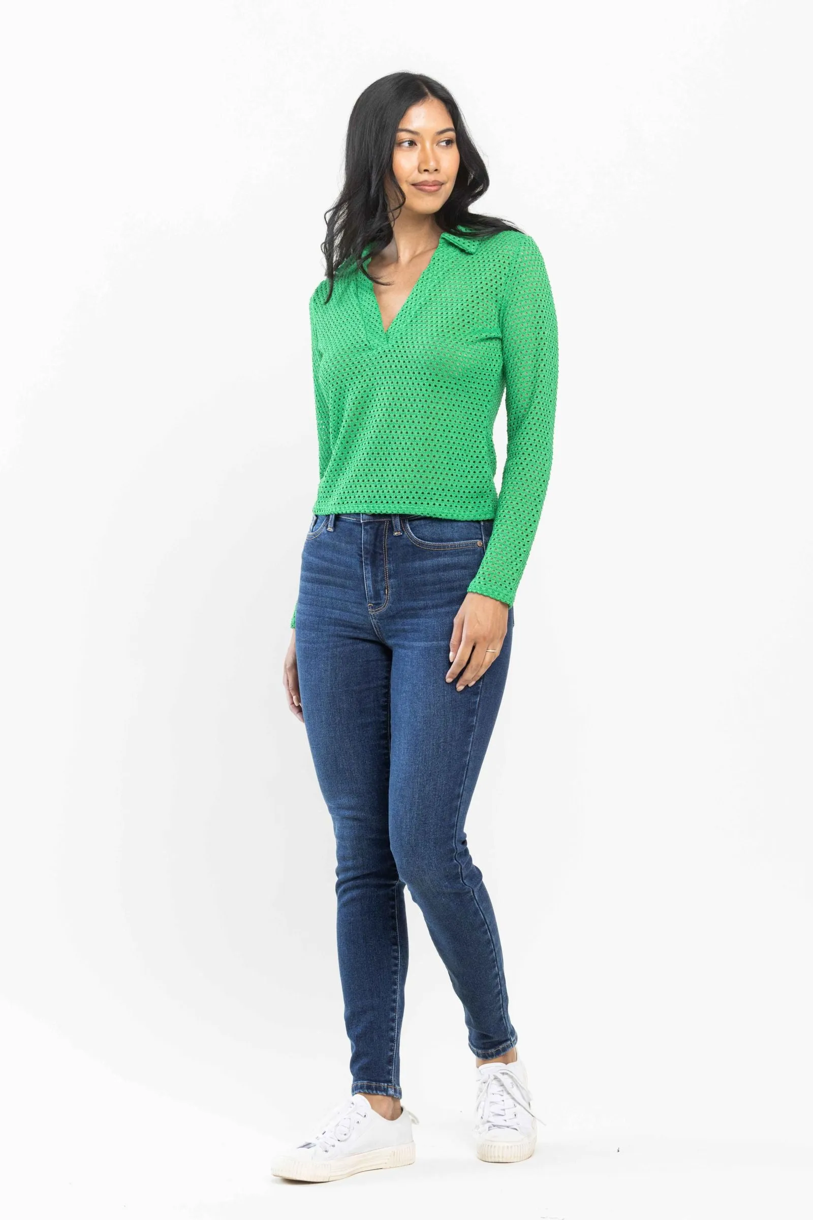 Judy Blue High Waist Thermal Skinny Denim Jeans 82585