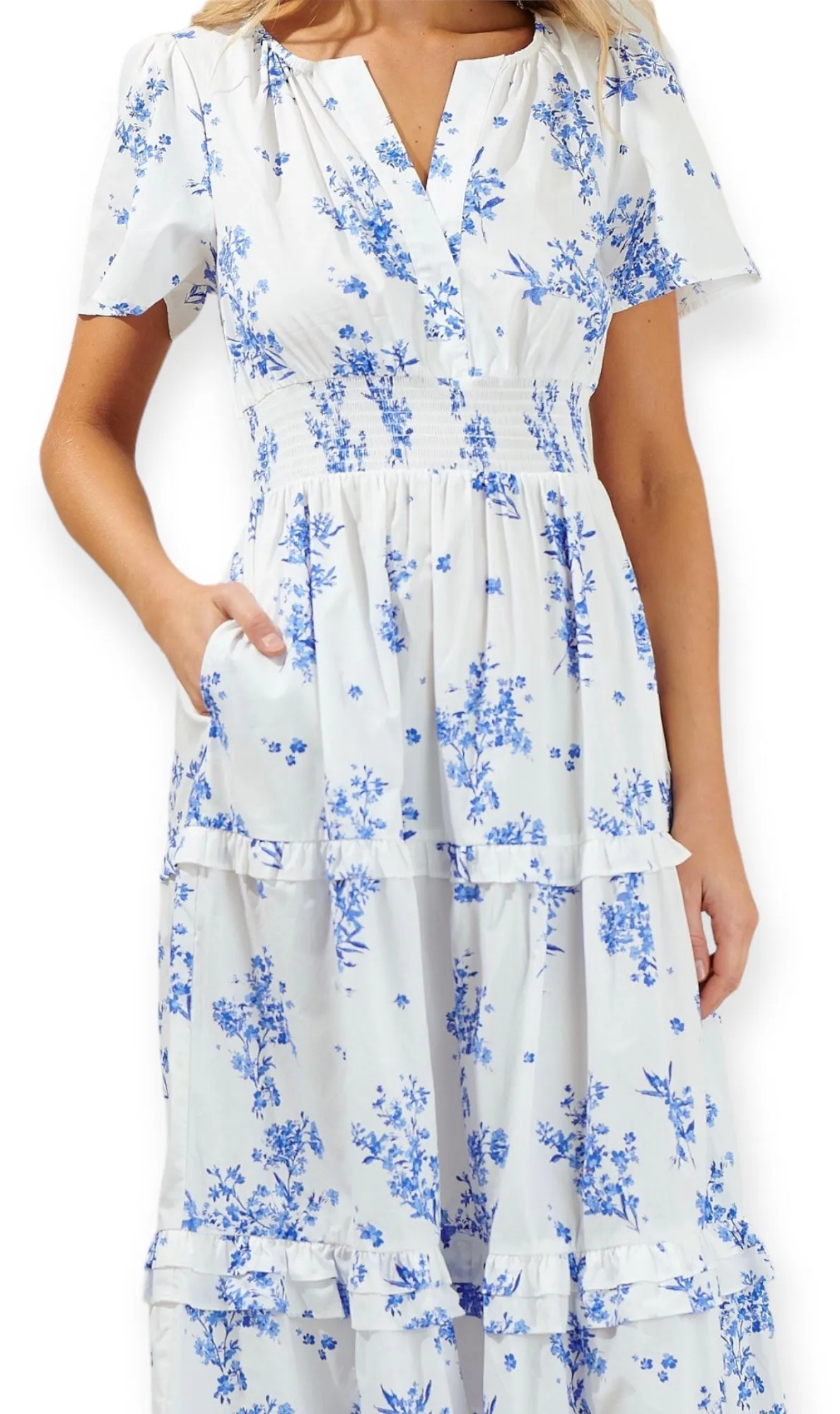 Lily White Maxi Dress