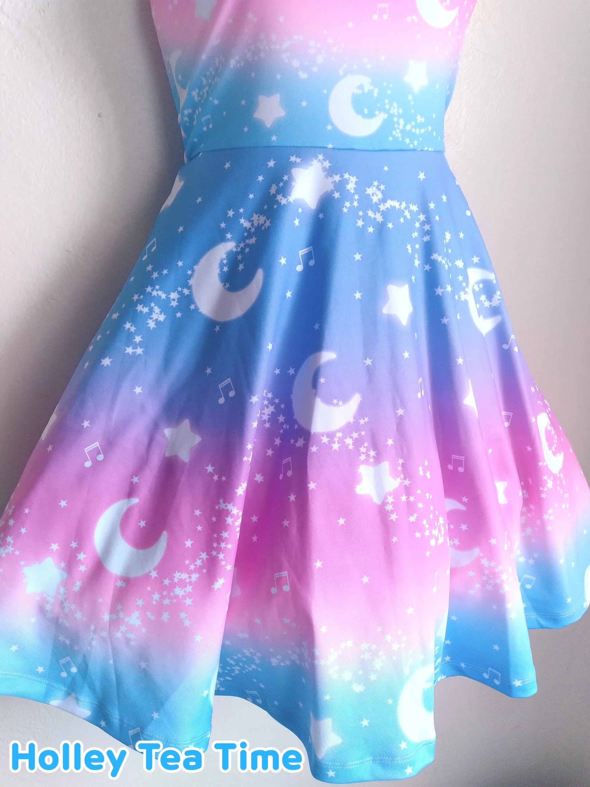 Magical Fairy Time Skater Dress - Rainbow Twilight [made to order]