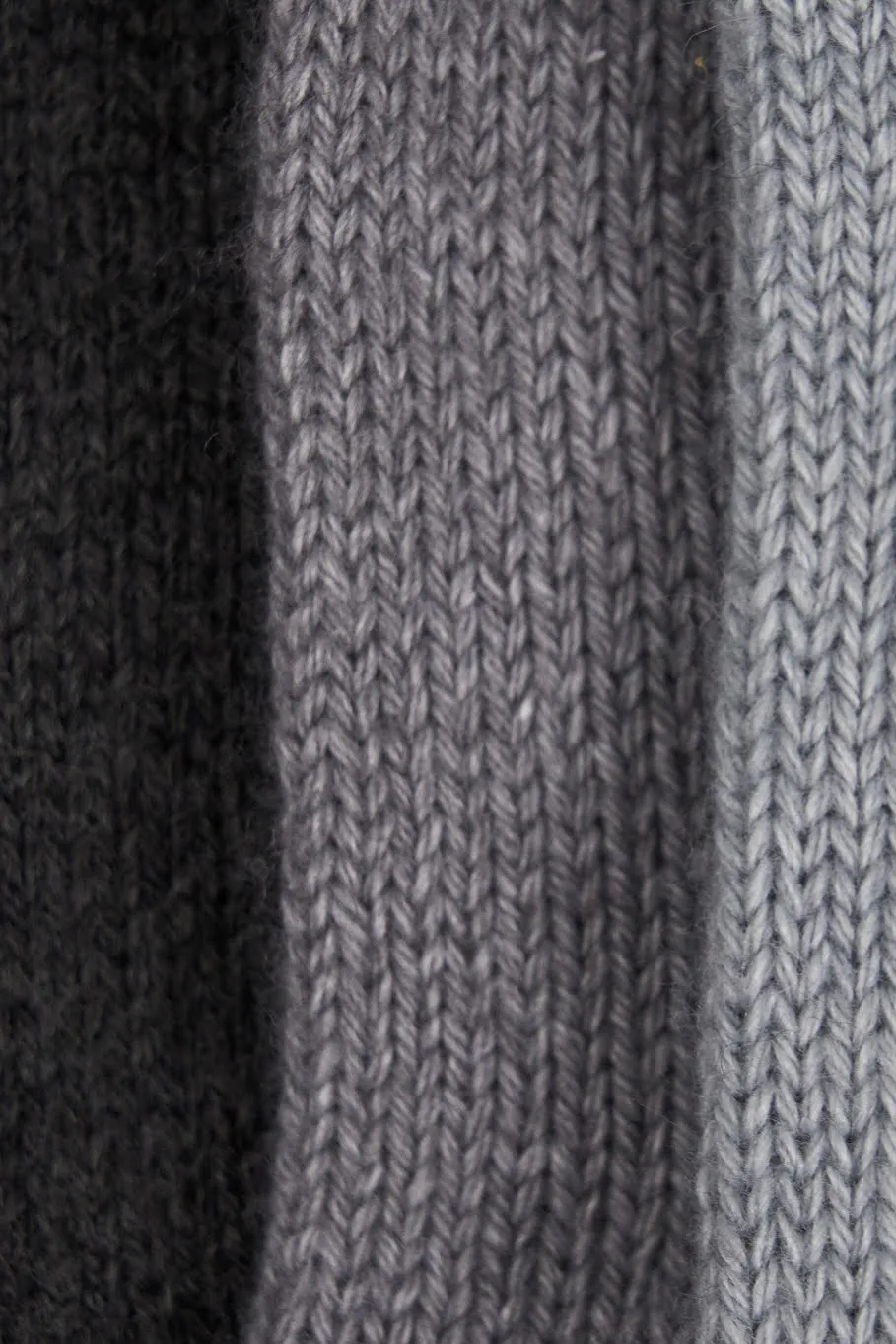 NEW Charcoal Merino Wool and Recycled Polyester Fingerless Gloves