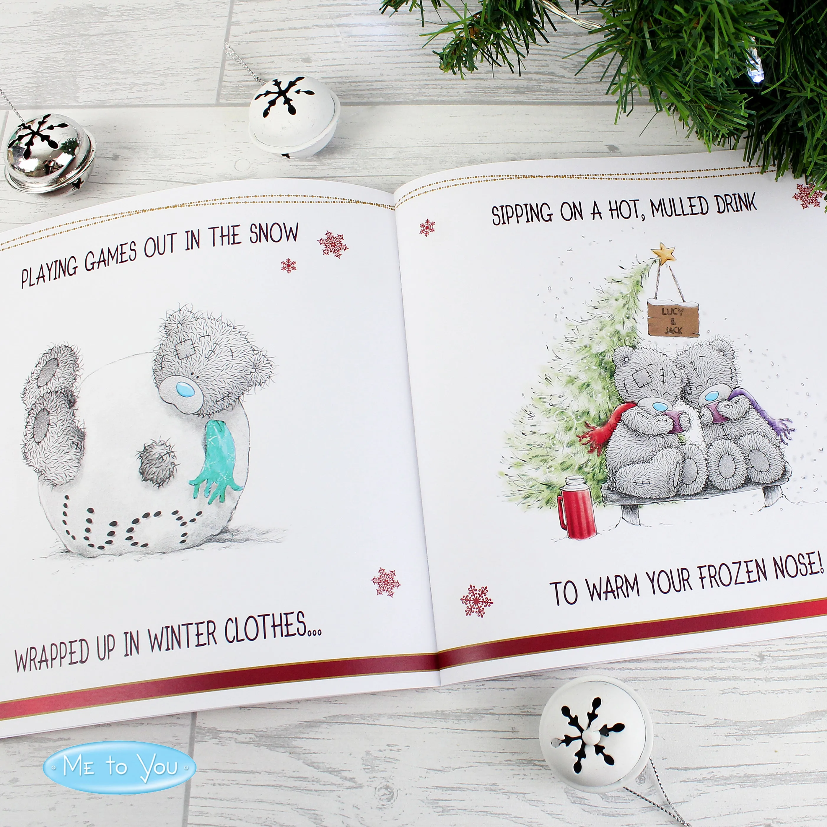 Personalised Me To You The One I Love At Christmas Poem Book