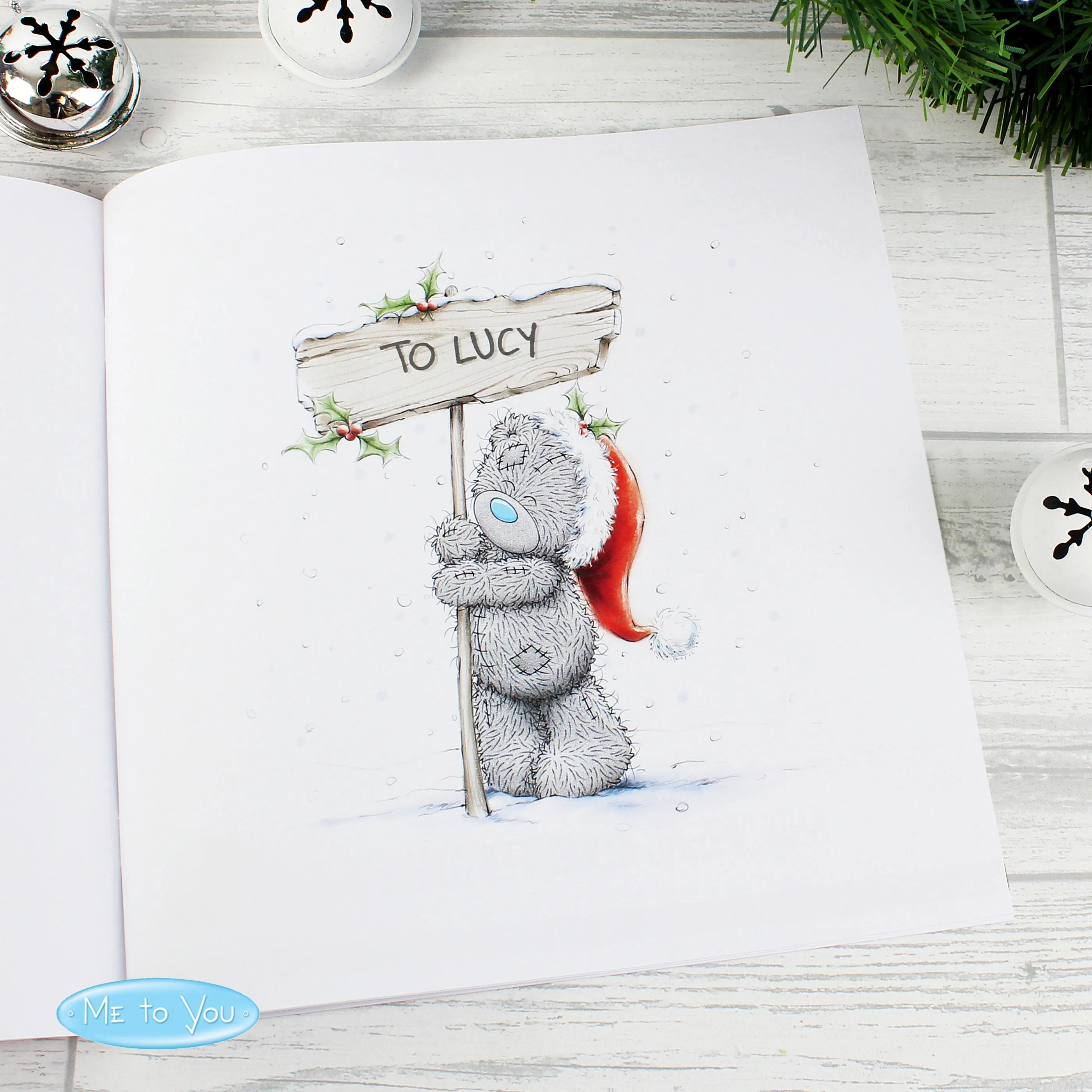 Personalised Me To You The One I Love At Christmas Poem Book
