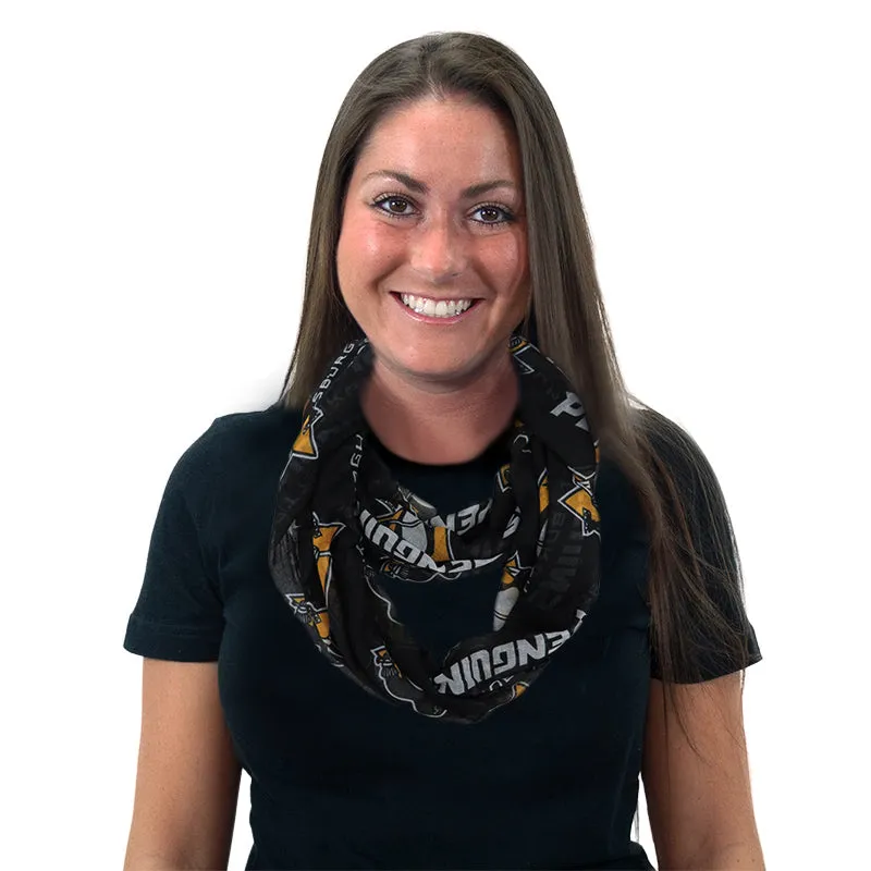 Pittsburgh Penguins Sheer Infinity Scarf