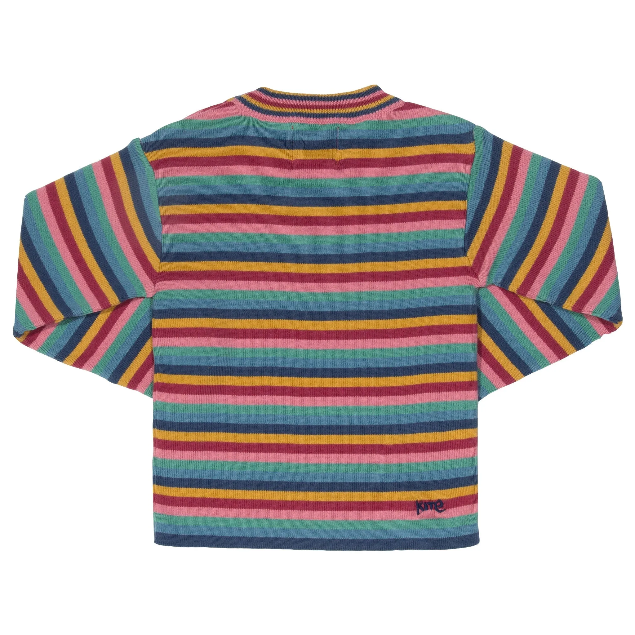 Rainbow stripe jumper