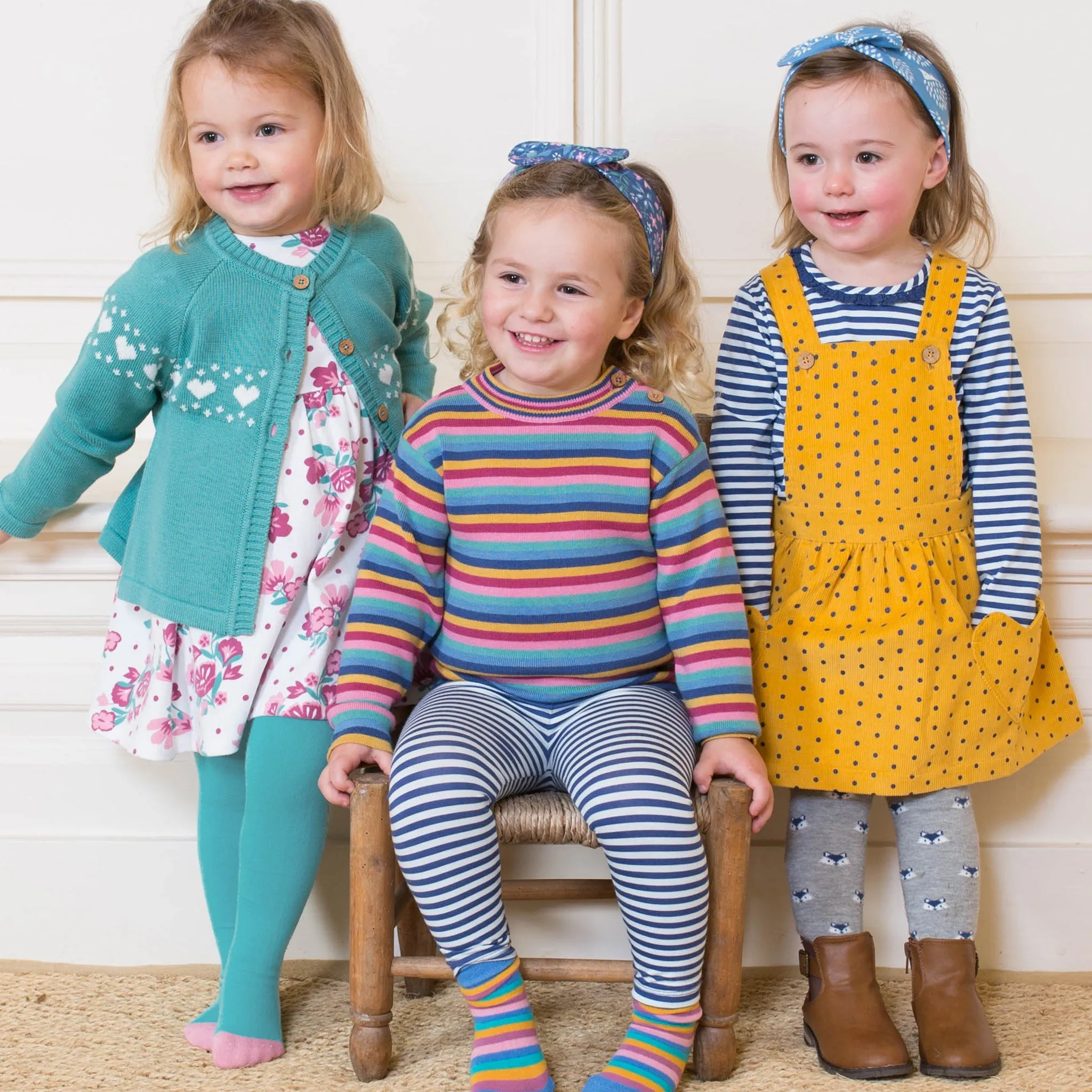 Rainbow stripe jumper