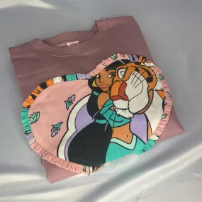 Reworked duvet jumper - Size Medium