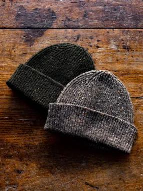Shin Flecked Scottish Wool Beanie