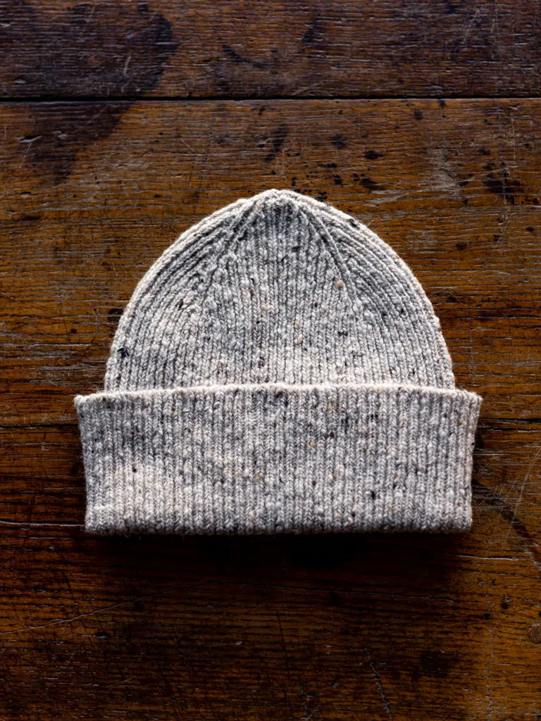 Shin Flecked Scottish Wool Beanie