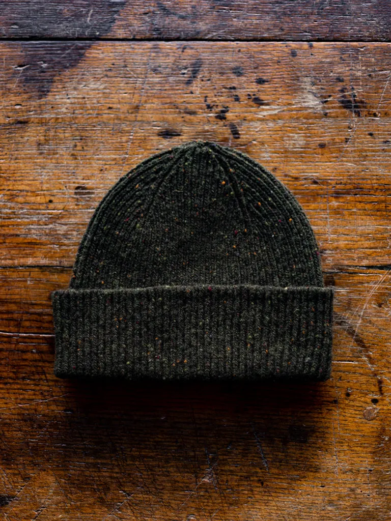 Shin Flecked Scottish Wool Beanie