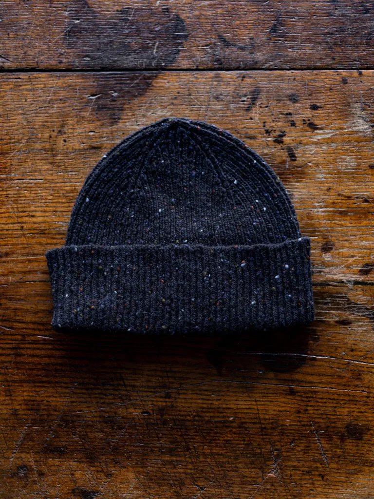 Shin Flecked Scottish Wool Beanie