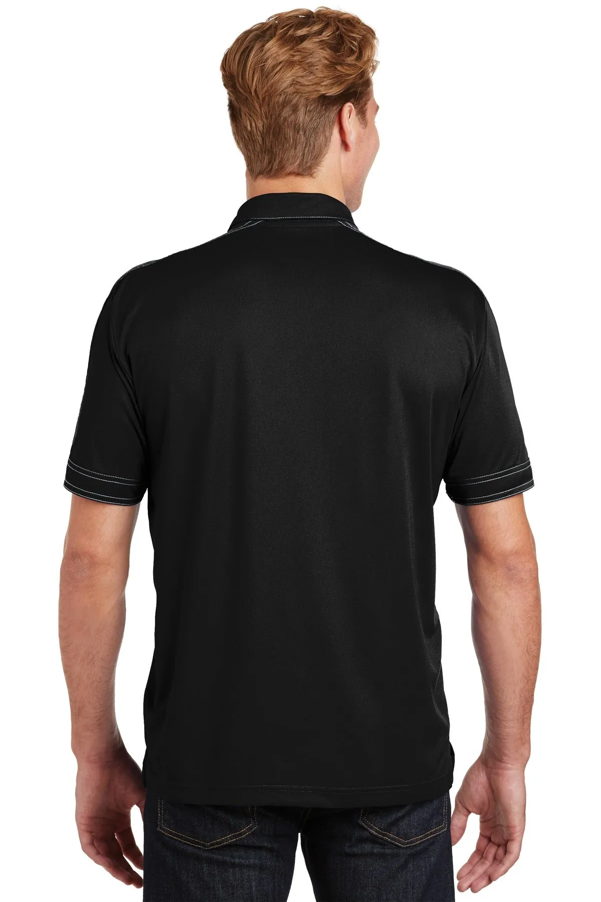 Sport-Tek® Contrast Stitch Micropique Sport-Wick® Polo. ST659