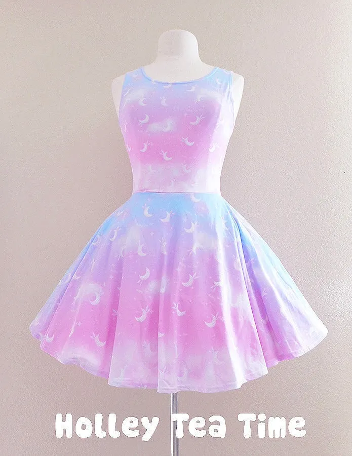 Twinkle Heaven Skater Dress [Made To Order]