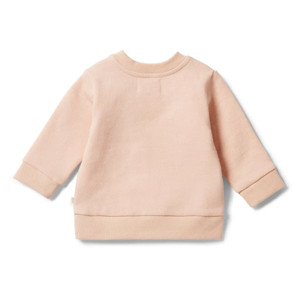 Wilson and Frenchy Organic French Terry Sweat Cameo Rose