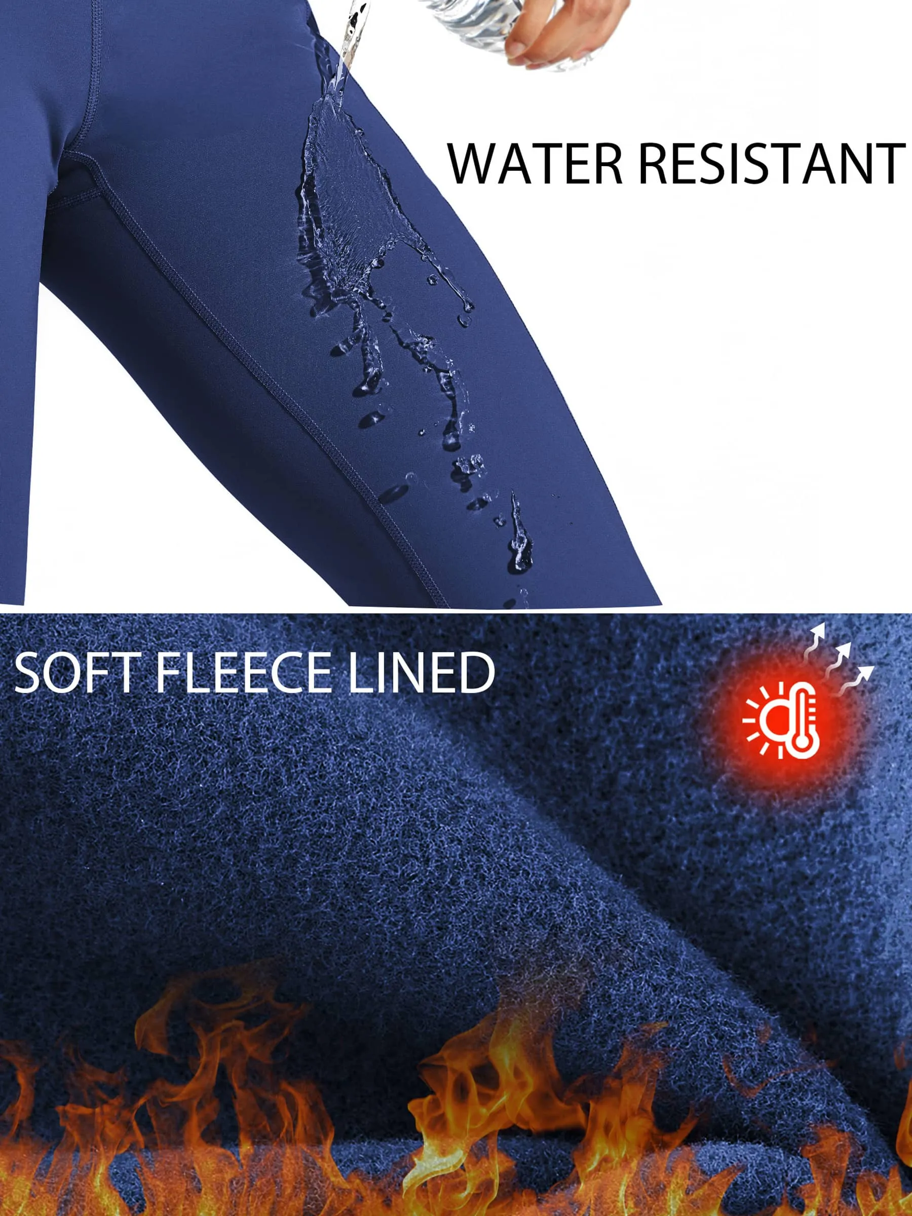 Women's Fleece Lined Crossover Flared Leggings