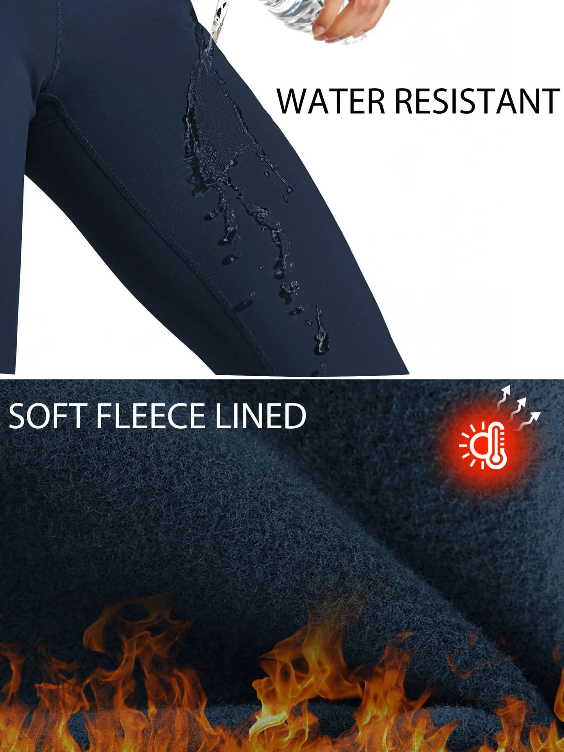 Women's Fleece Lined Crossover Flared Leggings