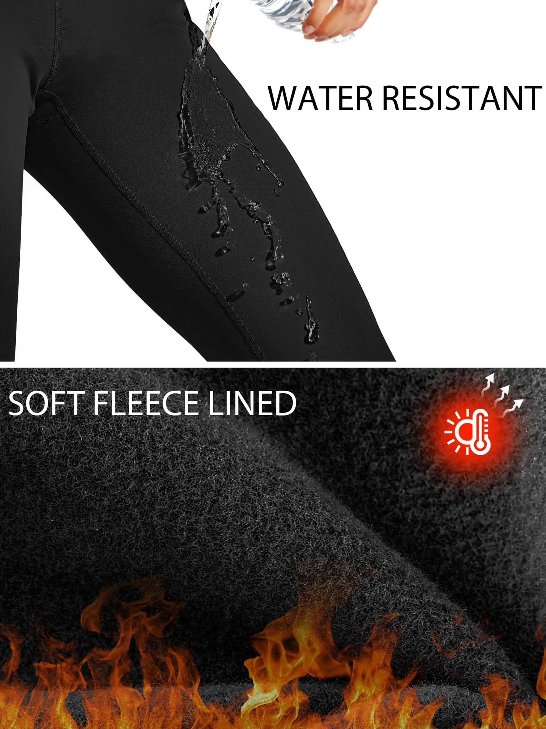Women's Fleece Lined Crossover Flared Leggings