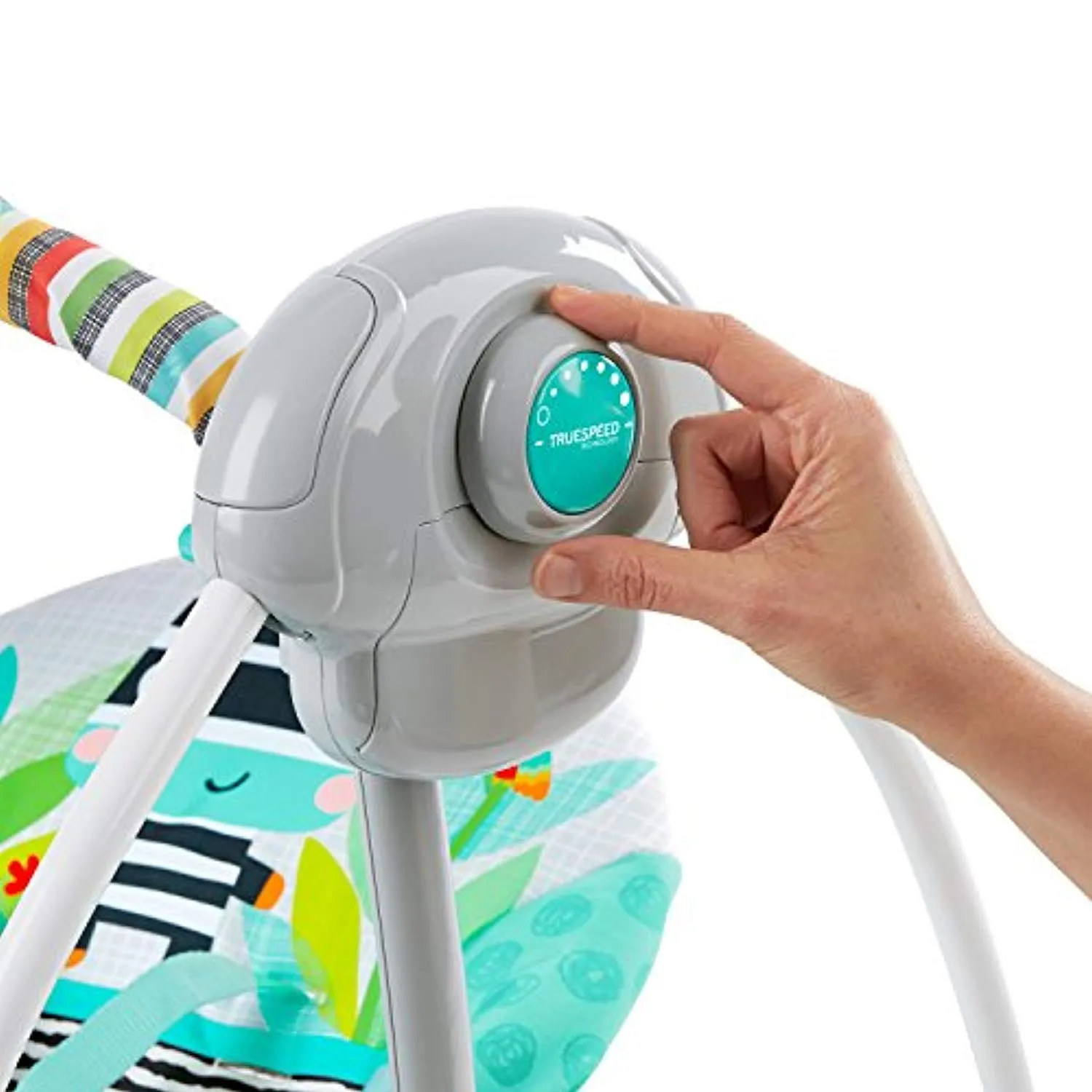 Zig Zag Zebra Portable Swing