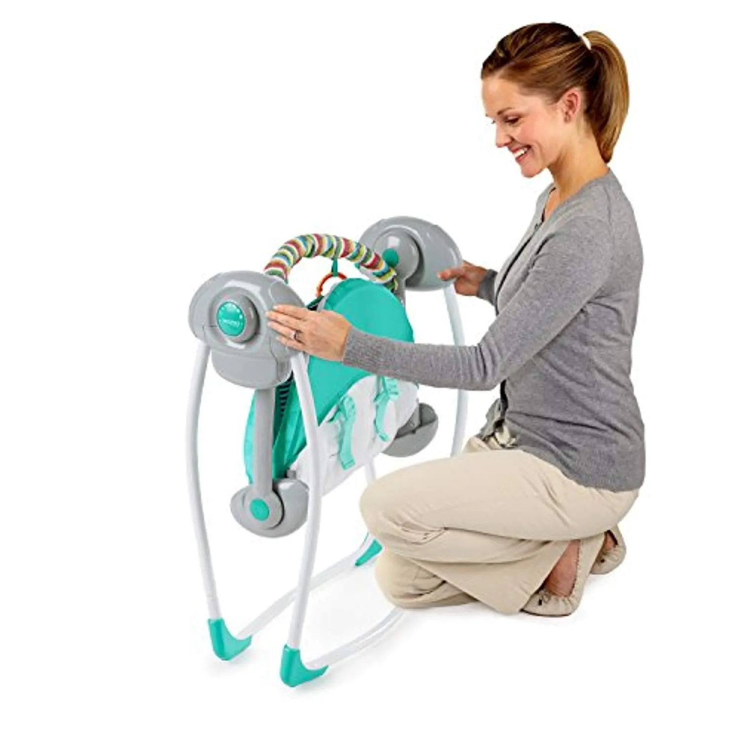 Zig Zag Zebra Portable Swing